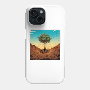 Tree in Arid Land Phone Case