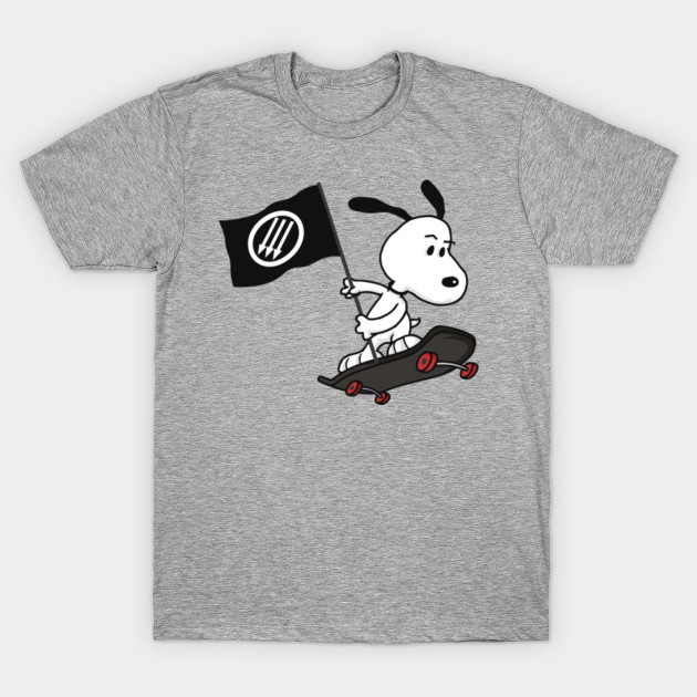 Antifa Dog With An Anti Fascist Flag Antifa T Shirt Teepublic Fr