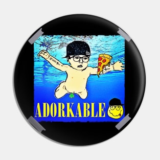 Adorkable Album Cover Pin