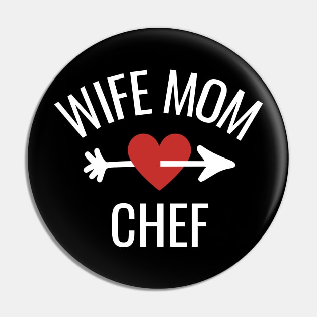 Wife Mom Chef Pin by divinoro trendy boutique