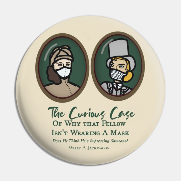 The Curious Case of the Missing Mask: Sherlock Holmes Covid-19 Pin by LochNestFarm