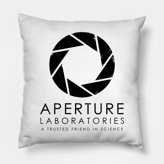 Aperture Science Pillow by frazervarney