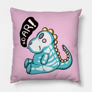 Cute dinosaur skeleton Pillow