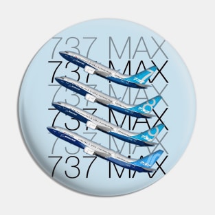 737 MAX Family Pin