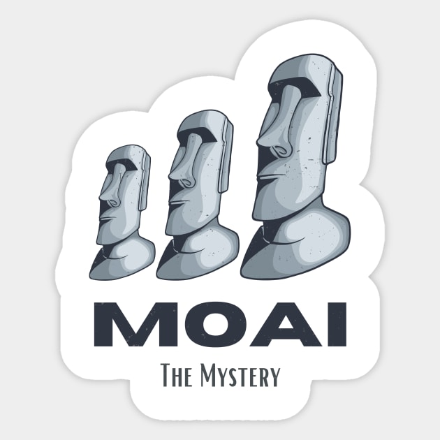 Moai Stickers for Sale