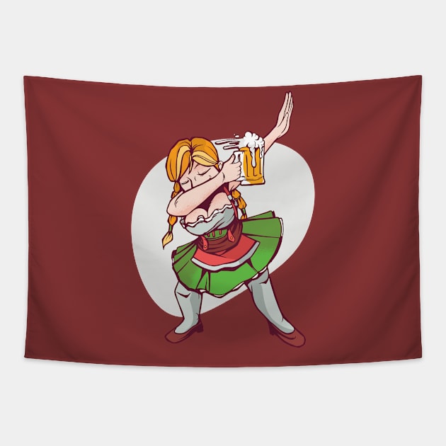 Oktoberfest Dab Tapestry by LR_Collections