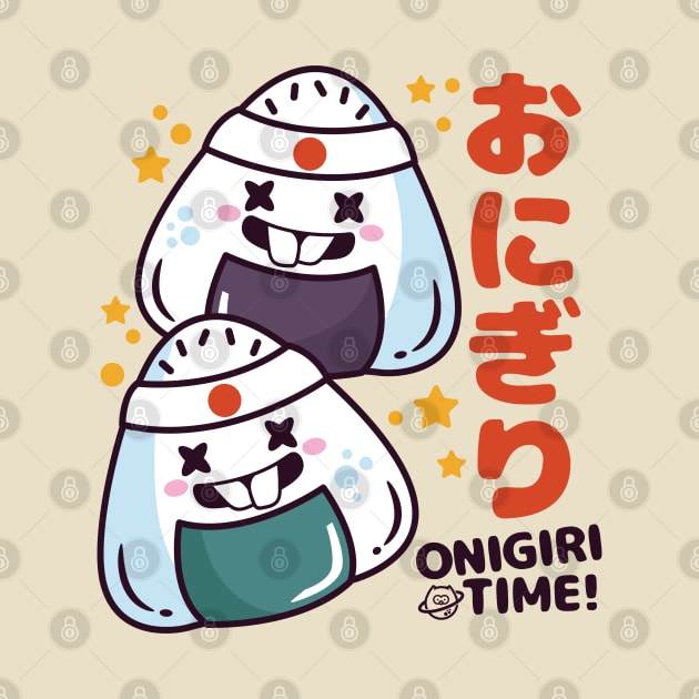 Kawaii Onigiri Time by spacedowl