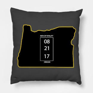 Oregon Solar Eclipse Pillow