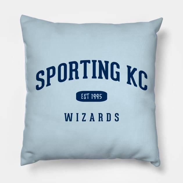 Sporting Kansas City Pillow by CulturedVisuals