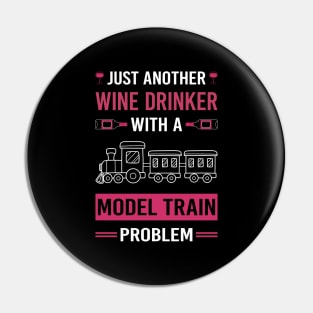 Wine Drinker Model Train Trains Railroad Railway Pin