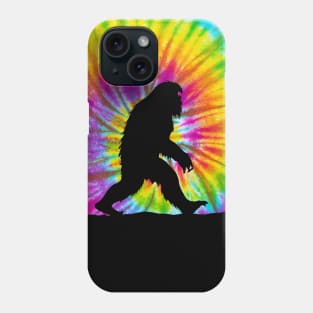 Bigfoot Walking Tie Dye Phone Case