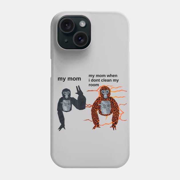 Gorilla Tag VR Gamer Meme Monke Phone Case by gts