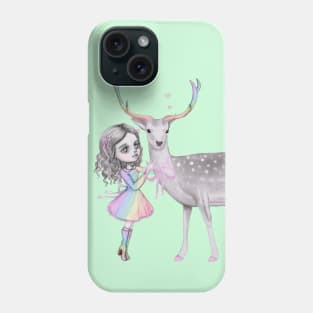 Nature spirit and the child Phone Case