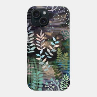 Ocean Song Turquoise Aqua Mint Green Mauve Phone Case