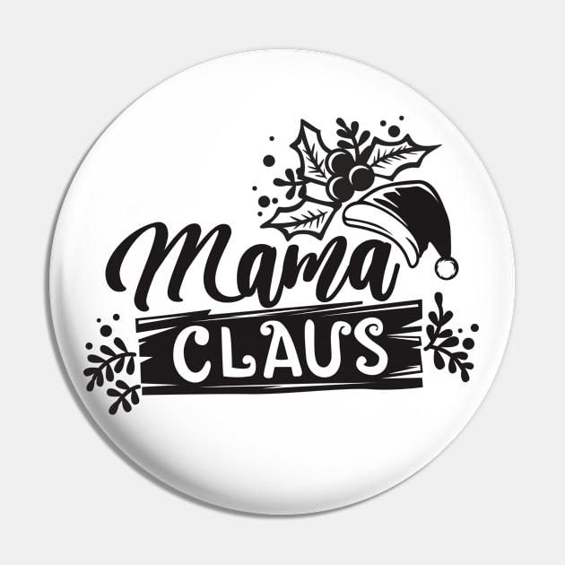 Mama Claus Pin by pmuirart