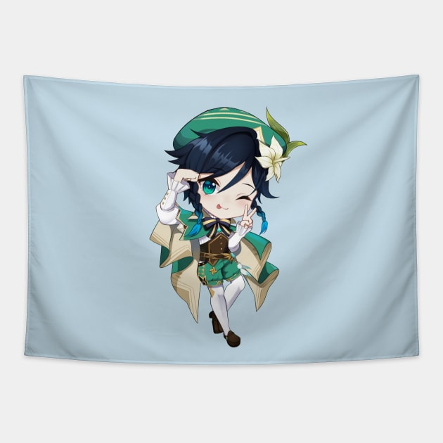 Venti Anemo Archon Genshin Impact Tapestry by Anime Access