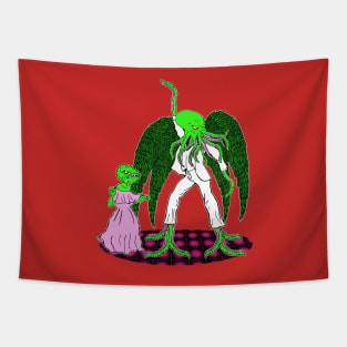 Cthulhu Travolta Tapestry