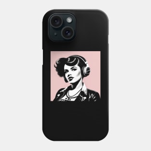 Punk Rock Girl Pink Phone Case