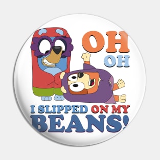 i slipped on my beans Pin