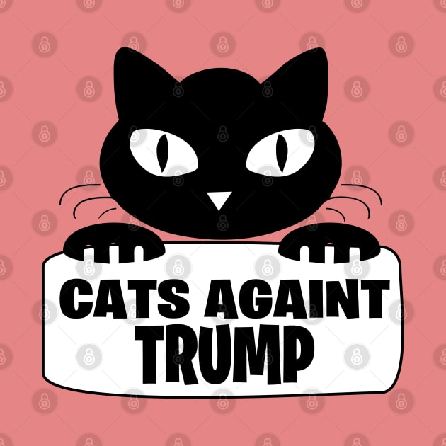 Protest Cat: Cats Against Trump by balibeachart