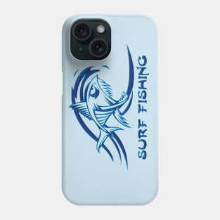 Surf Fishing Wave Phone Case