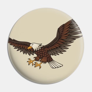 Eagle Attacking Pin