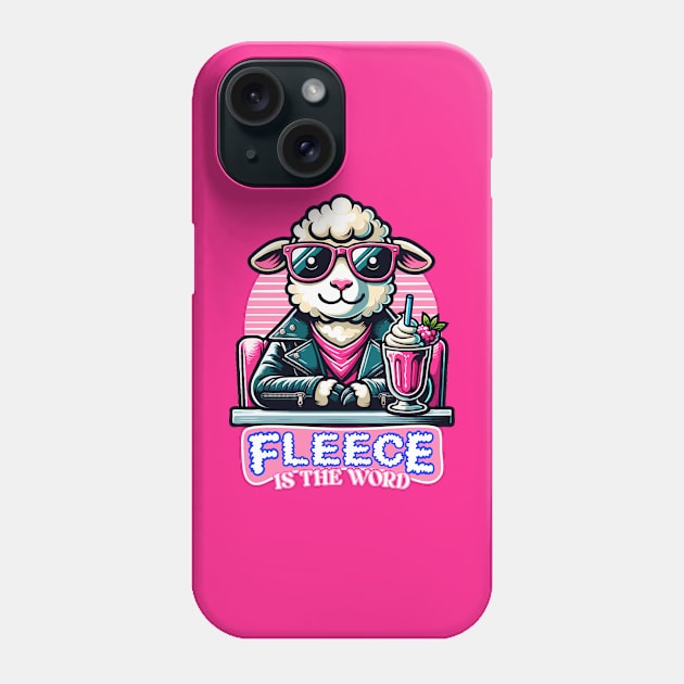 Fleece is the Word Phone Case by Blended Designs