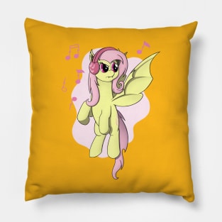 Flutterbat with Headphones Pillow