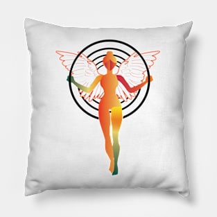 Abstract Angel Pillow