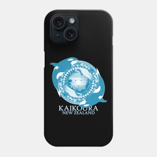 Orca and hector's dolphin Kaikoura New Zealand Phone Case