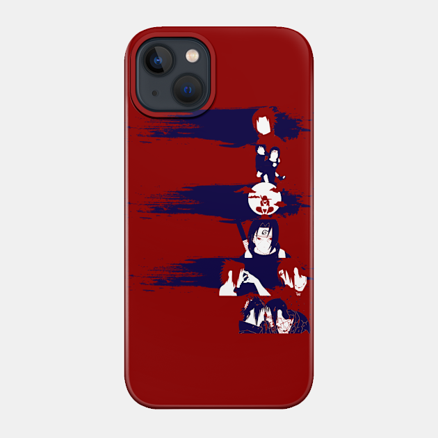 Story of two brothers (blue version) - Uchiha - Phone Case