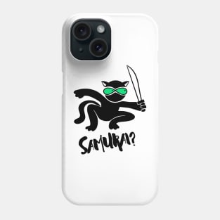 Samurai Cat desig Phone Case