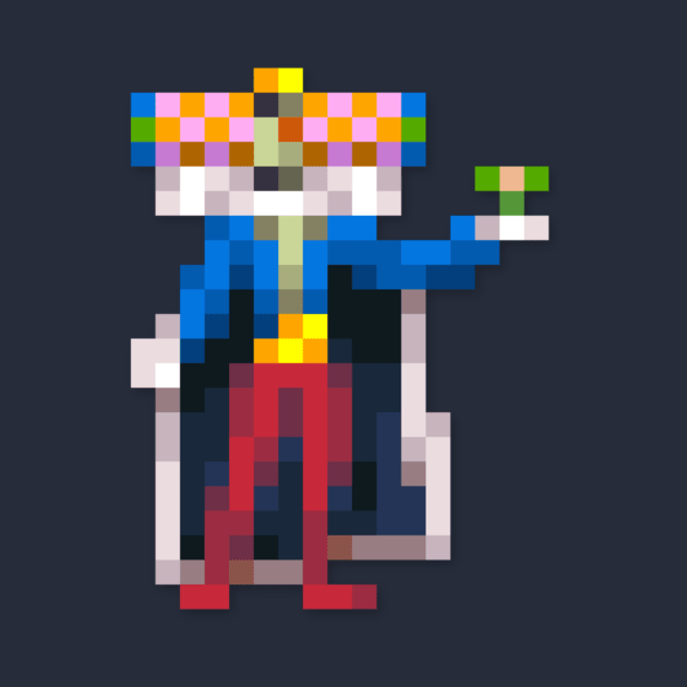 King of all cosmos low-res pixelart by JinnPixel