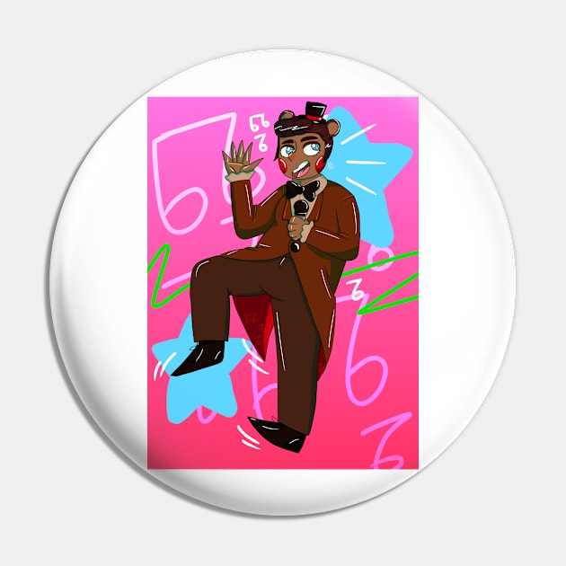 Toy Freddy Gijinka Pin by spaceagebarbie