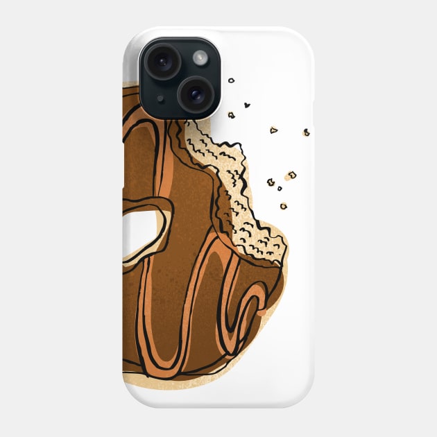 Chocolate Donut Phone Case by Gatefold