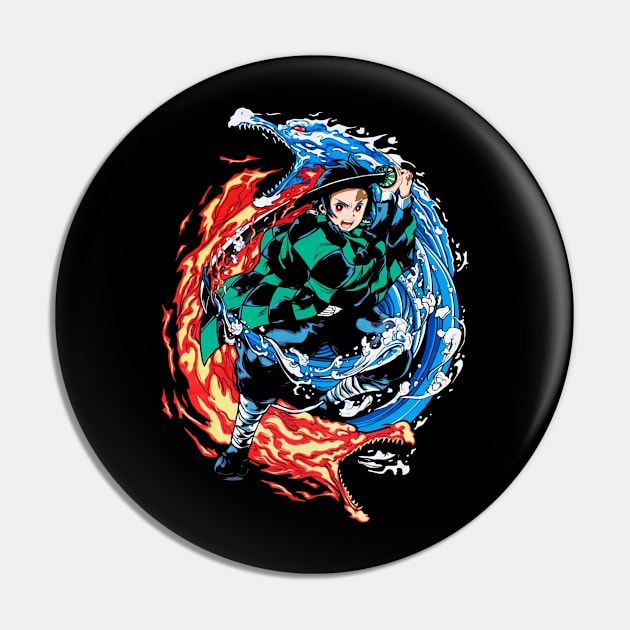 Kimetsu no Yaiba Pin by borutohead