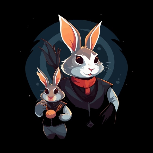 Rabbit Fathers Day by JH Mart