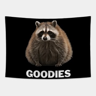 fat raccoon Tapestry