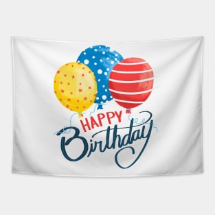 Birthday Balloons Tapestry