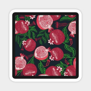 Pomegranate loving Magnet