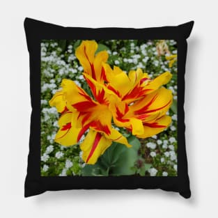 gift for birthday happy birthday beautiful flower Pillow