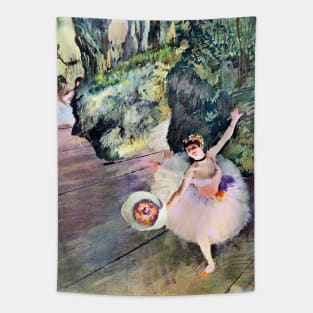 Dancer With a Bouquet of Flowers by Edgar Degas Tapestry