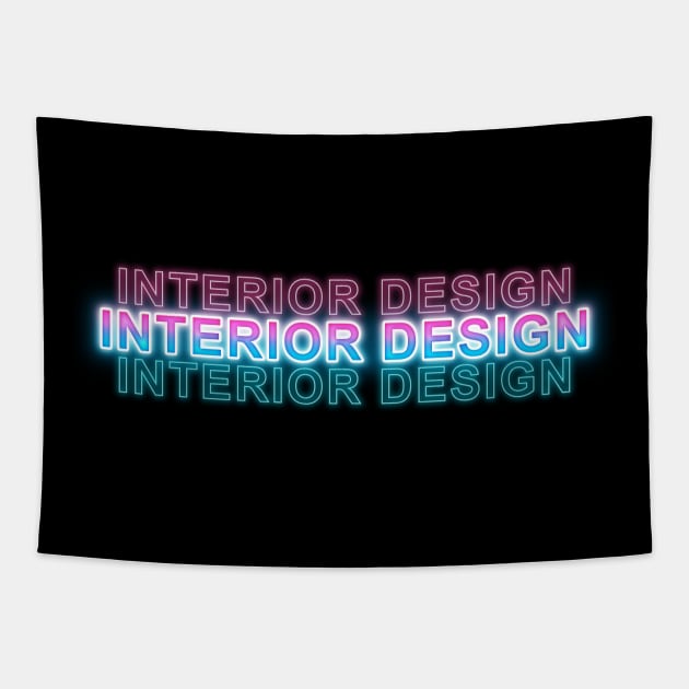 Interior design Tapestry by Sanzida Design