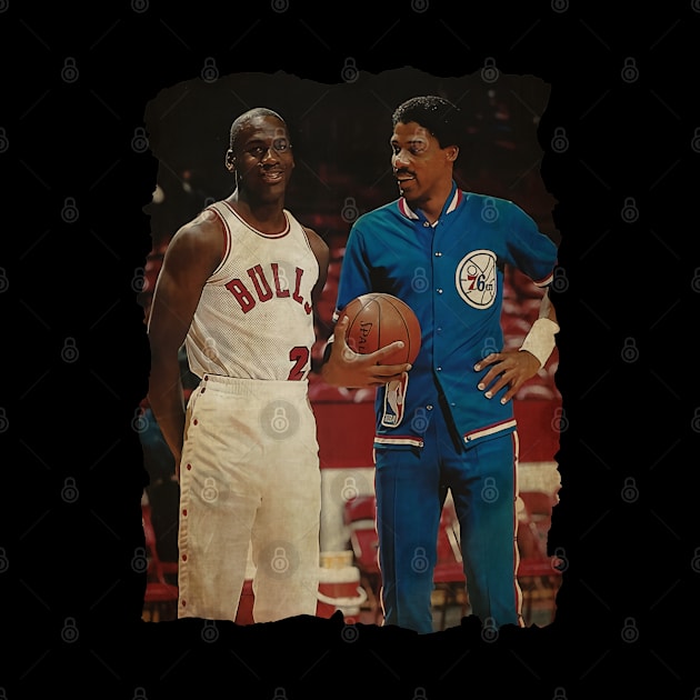 Michael Jordan and Julius Erving Vintage by CAH BLUSUKAN