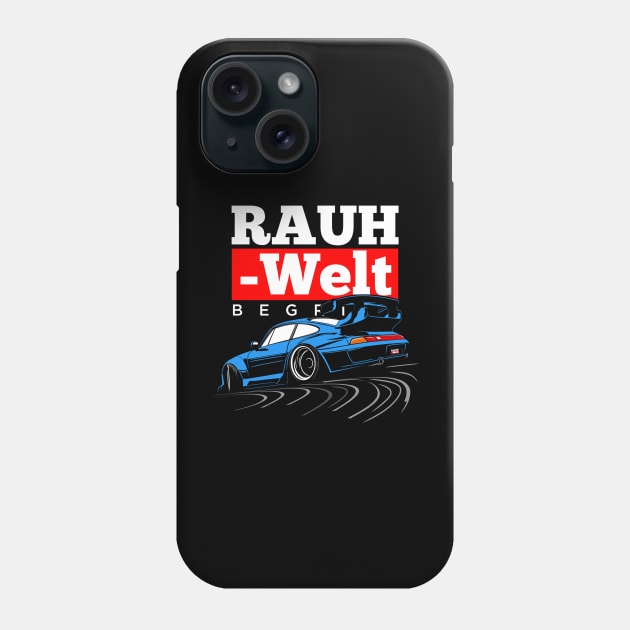 R W B (light blue) Phone Case by Rezall Revolution