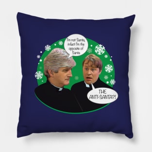 Father Ted - The Anti Santa. Pillow