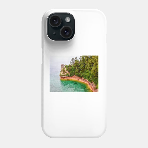 Pictured Rocks - Miner's Castle Phone Case by Colette22