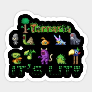 Terrarias All Boss Sticker for Sale by Bettypico