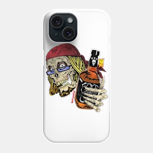 Sweet Amber Skull by Hard Grafixs© Phone Case