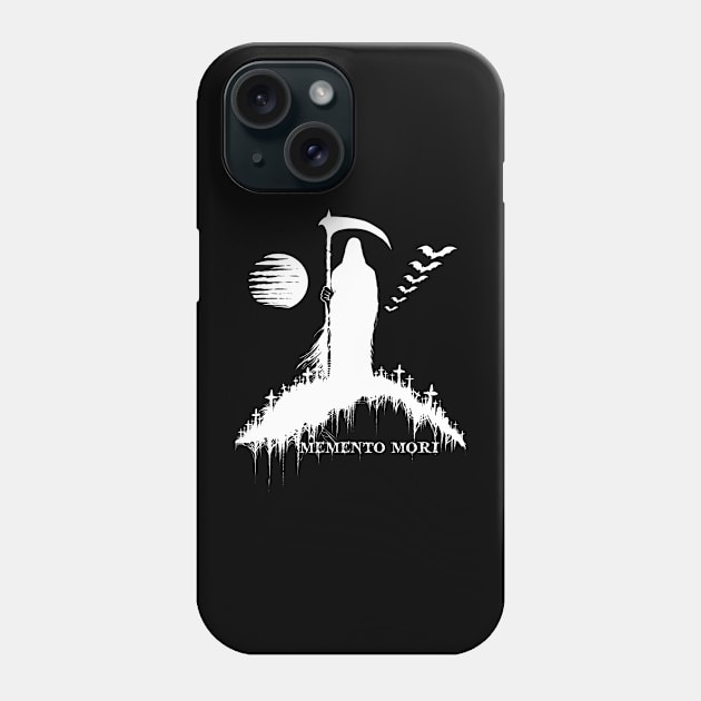 Memento Mori Phone Case by wildsidecomix